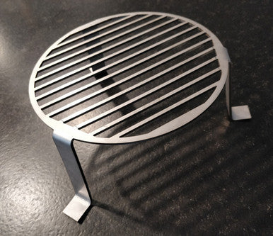 Grille supérieure Mini Kamado Ø190 mm – 2ᵉ niveau de cuisson inox 304L