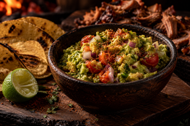 Le guacamole du Pitmaster au Mexican Rub