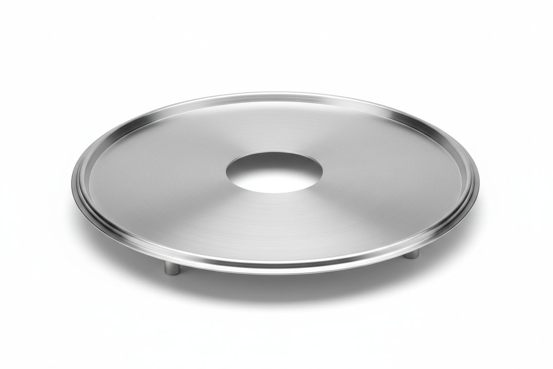 Un déflecteur de kamado en aluminium