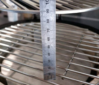 Kit Déflecteur + Grille supérieure Mini Kamado – Inox 304L
